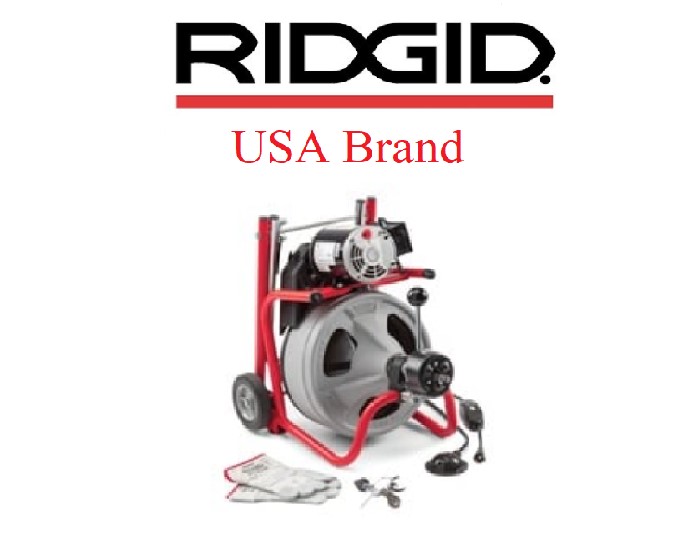 Máy thông cống 2 Máy thông tắc cống, đường ống ridgid