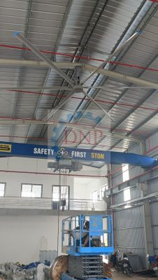 CÔNG TRÌNH LẮP QUẠT TRẦN CÔNG NGHIỆP TẠI NHÀ MÁY CHẤN HÙNG LONG AN 11 lắp đặt nhà máy Chấn Hùng Long An