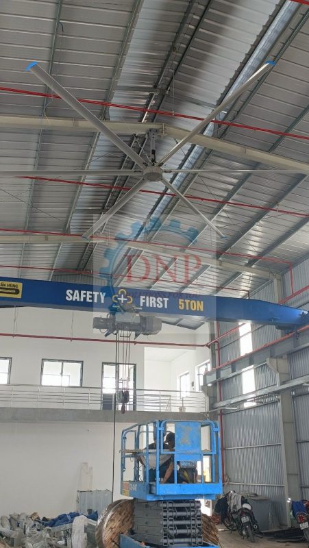 CÔNG TRÌNH LẮP QUẠT TRẦN CÔNG NGHIỆP TẠI NHÀ MÁY CHẤN HÙNG LONG AN 39 lắp đặt nhà máy Chấn Hùng Long An